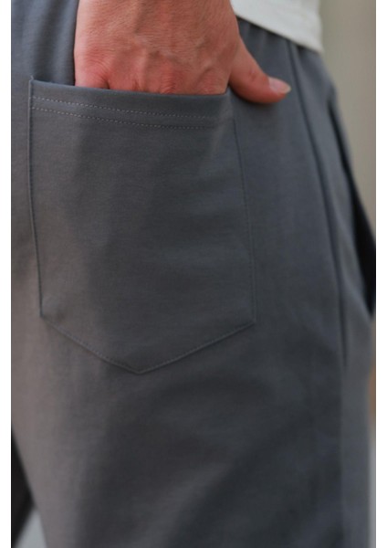 Füme Manşetli Erkek Eşofman Altı E6570 modelleri