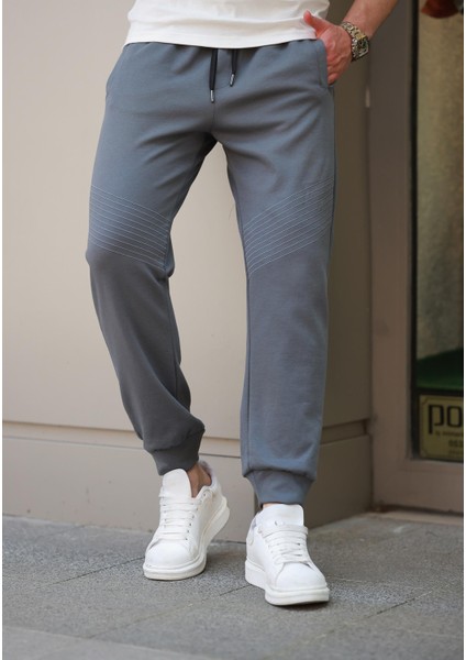 Füme Manşetli Erkek Eşofman Altı E6570 fırsatları