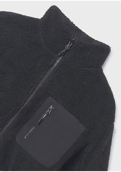 Siyah Kız Çocuk Çift Taraflı Mont 7435 modelleri