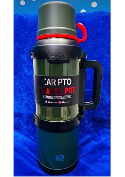 Termos 4 Litre 48 Saat Yeşil Renk