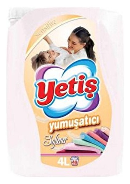 Yumuşatıcı Sensitive 4 L Çamaşır Yumuşatıcı Kokusuz Kullanım İçin
