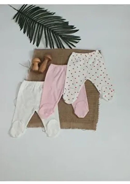%100 Pamuk 03 Ay Bebek Hediyelik 3 Lü Patikli Pijaması fiyatları