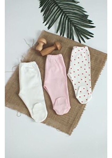 %100 Pamuk 03 Ay Bebek Hediyelik 3 Lü Patikli Pijaması indirimleri