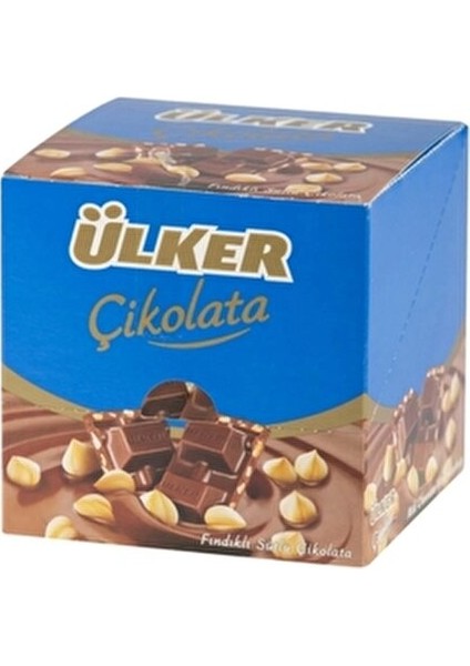 Bütün Fındıklı Çikolata Kare 60 Gram x (6 Adet) Toplam 360 Gram fiyatları