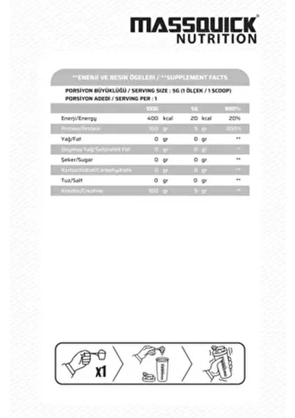Creatine Karadut Böğürtlen Aromalı - 180G - 30 Servis fiyatları