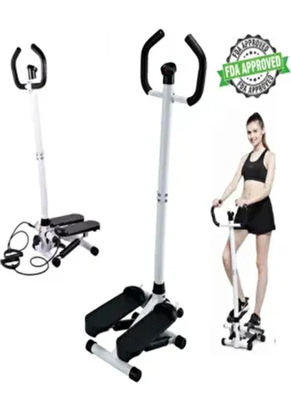Dikey Eliptik Model Stepper Egzersiz Aleti Adım Bandı Step Hava Direnç Bandı Adım Egzersiz