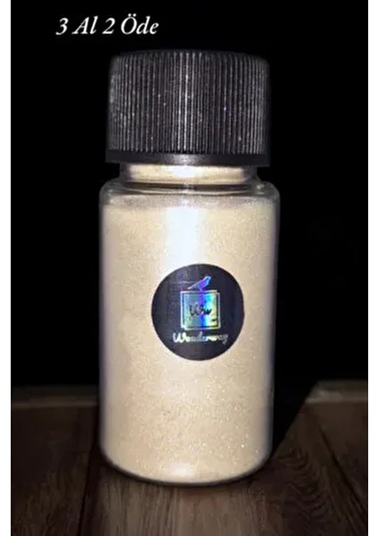 Cosmic Latte Göz Farı Işıltılı Tekli Renk Günlük ve Gece Kullanım İçin