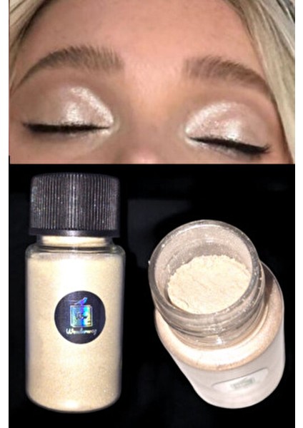 Cosmic Latte Göz Farı Işıltılı Tekli Renk Günlük ve Gece Kullanım İçin modelleri