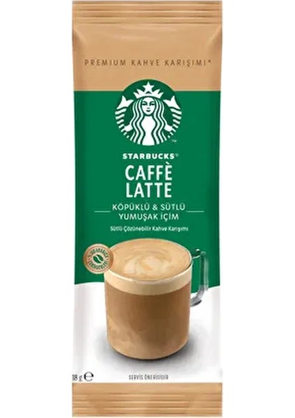 Cafe Latte Premium Kahve Karışım 18 gr x 10 Paket Yumuşak İçecek Lezzeti fiyatları