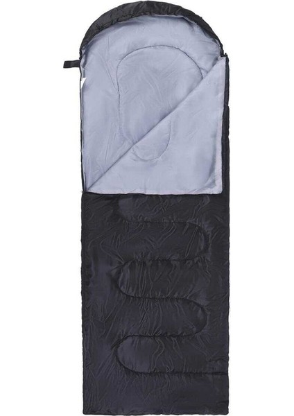 Mumya Uyku Tulumu 0°/+10° Sıcaklık Koruması ile Siyah Renk 1300 gr