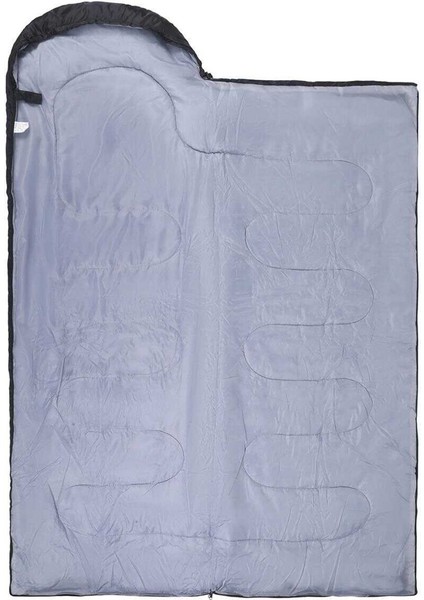 Mumya Uyku Tulumu 0°/+10° Sıcaklık Koruması ile Siyah Renk 1300 gr