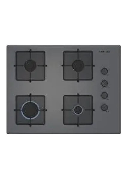 OE37P9P10D Ankastre Gri Cam Ocak- Dg Li