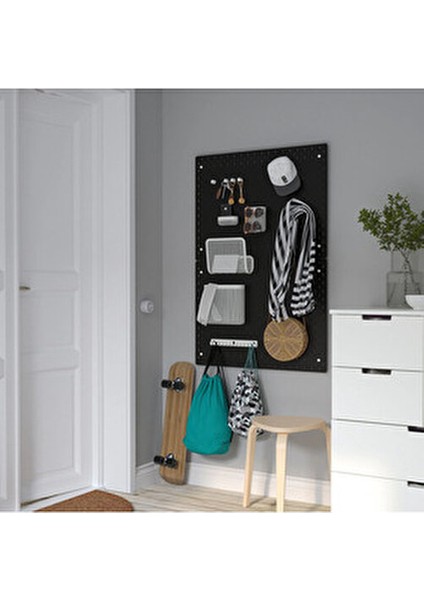 Skadıs Siyah 76X56 cm Çok Amaçlı Pano Pegboard