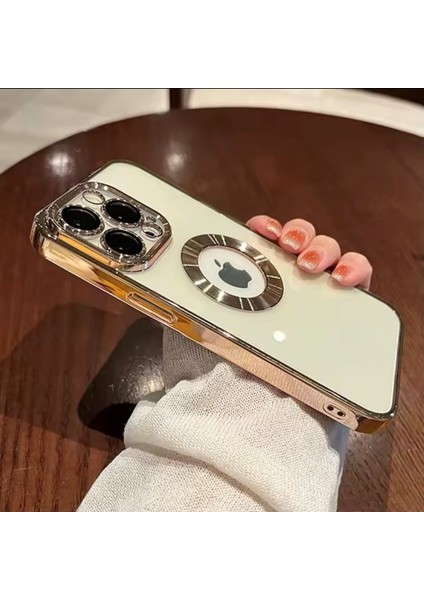 Apple iPhone 16 Pro Max Kamera Lens Korumalı Magsafe Şarj Destekli Arkası Şeffaf Yüksek Kalite Kılıf fiyatları