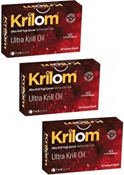 Ultra Krill Oil 30 Yumuşak Kapsül 3 Adet fiyatları