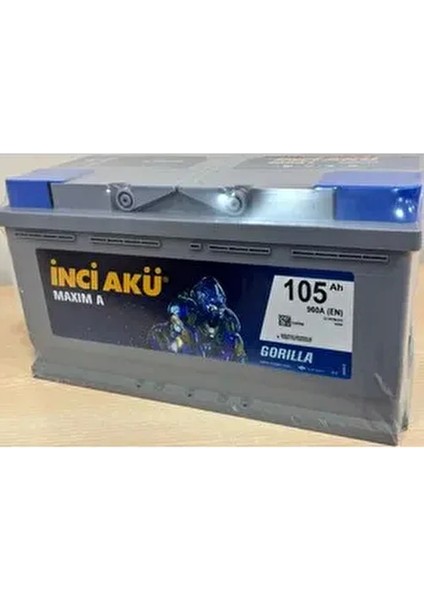 12 V 105 Ah Maxım A Standart Özellikli Akü Türkiye Menşeli Üretim 2025