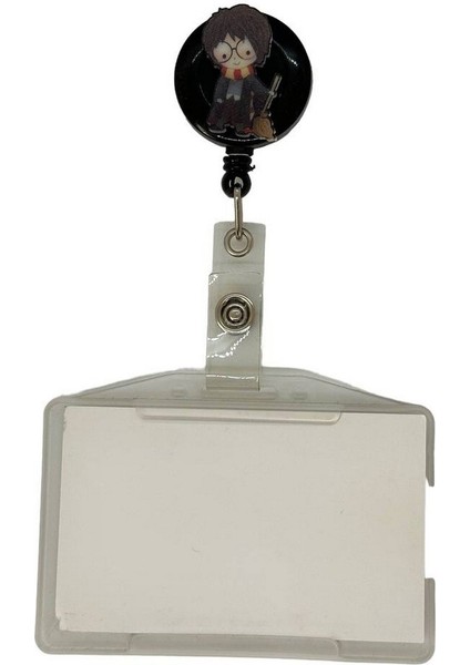 Süpürgeli Harry Potter Temalı Pleksi Baskılı Yoyo Kartlık