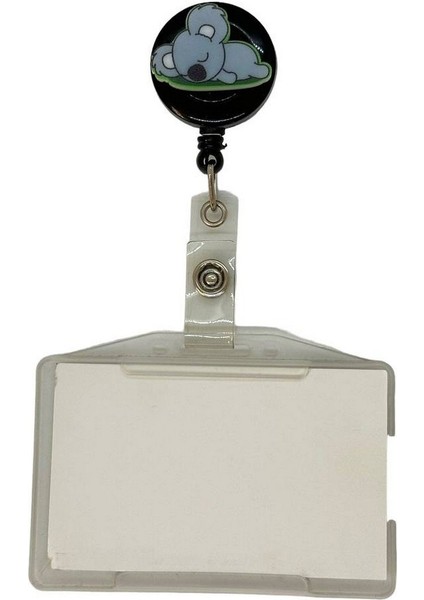 Koala Temalı Pleksi Baskılı Yoyo Kartlık