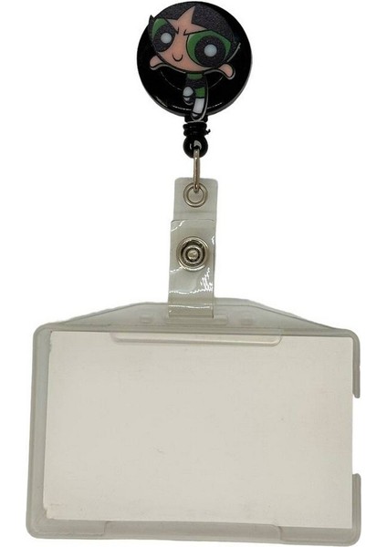 Powerpuff Girls Buttercup Temalı Pleksi Baskılı Yoyo Kartlık