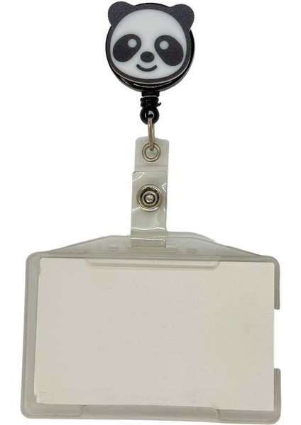 Panda Temalı Pleksi Baskılı Yoyo Kartlık