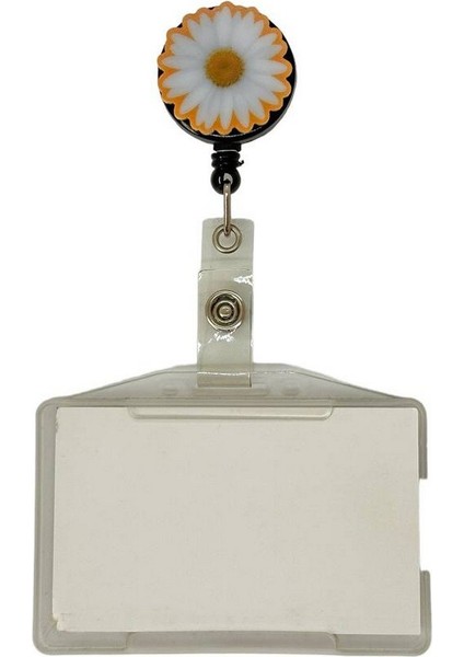 Papatya Temalı Pleksi Baskılı Yoyo Kartlık