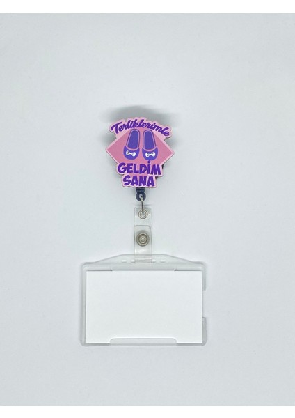 Yoyo Terliklerimle Geldim Sana Temalı Yoyo Kartlık