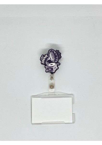 Gramafon Temalı Yoyo Kartlık