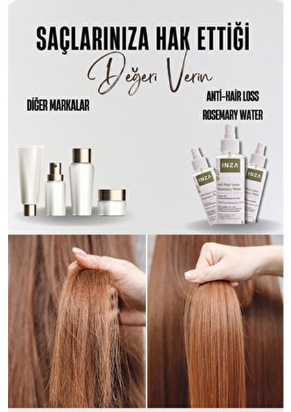 BİBERİYE SUYU 150 ml Saç Dökülmesine Karşı %100 Saf Biberiye Suyu Saç Uzatan Doğal Bakım Tonik fiyatları