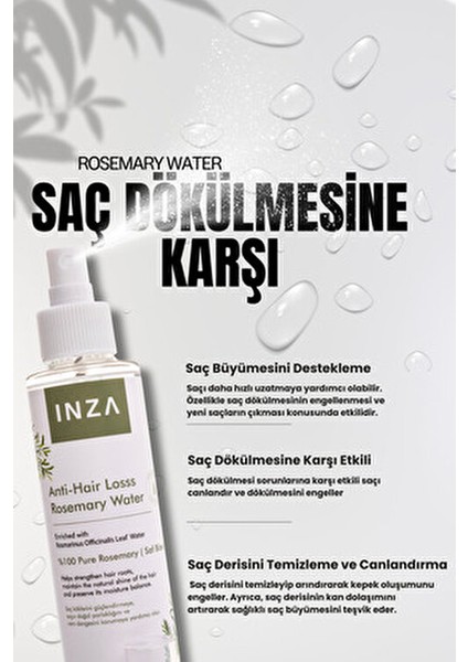 BİBERİYE SUYU 150 ml Saç Dökülmesine Karşı %100 Saf Biberiye Suyu Saç Uzatan Doğal Bakım Tonik modelleri