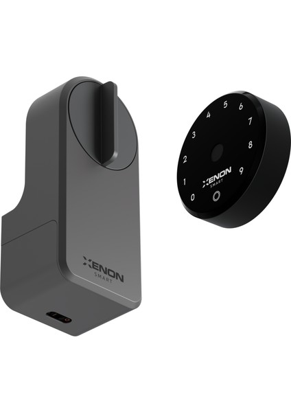 Akıllı Motorlu Kapı Kilidi Sesli Komut Uyumlu Parmak Izi Kullanımlı Smart Lock X8070