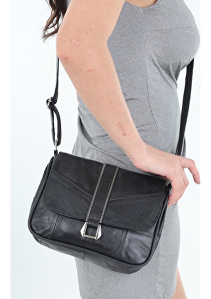 Orta Boy Kadın Deri Omuz ve Postacı Çanta / Günlük Deri Çanta fırsatları