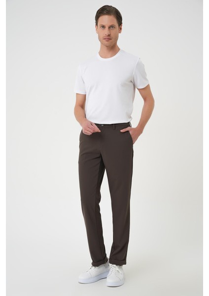 Comfort Fit Beli Lastikli Toprak Jogger Pantolon P 1185 fiyatları