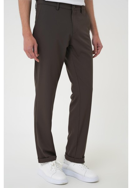 Comfort Fit Beli Lastikli Toprak Jogger Pantolon P 1185 modelleri