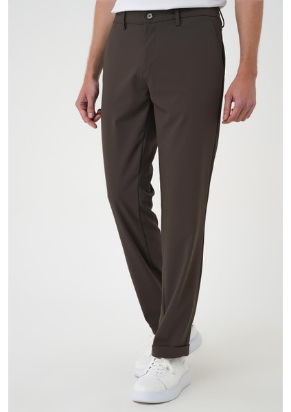 Comfort Fit Beli Lastikli Toprak Jogger Pantolon P 1185 fırsatları