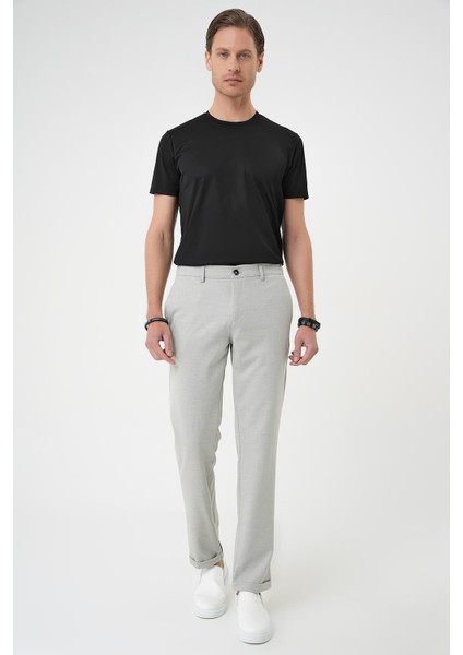 Comfort Fit Beli Lastikli Gri Jogger Pantolon P 1183 fırsatları