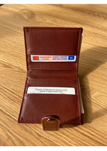 Çıtçıt Kapamalı Parlak Chery Rugan Bordo Cüzdan Kartlık Aksesuar modelleri