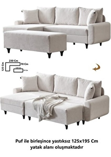 Corner Flavia Köşe Takımı Puflu modelleri