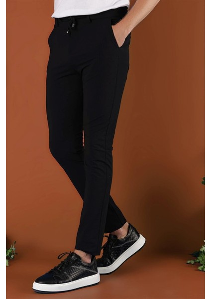 P 1121 Slim Fit Siyah Spor Pantolon modelleri