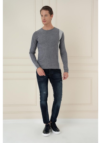 Tr 871 Slim Fit Indigo Klasik Triko