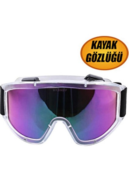 Kayak Gözlüğü Offroad Antifog Ventilli Korumalı Güneş Kar Gözlük Gökkuşağı Snowboard Glasses Sporu. fiyatları