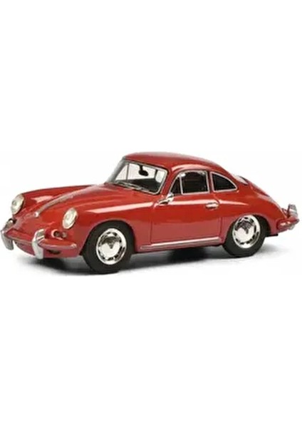 Porsche 356 Sc Coupe Year 1961-1963 Red 1:43 Schuco 500 Limitli