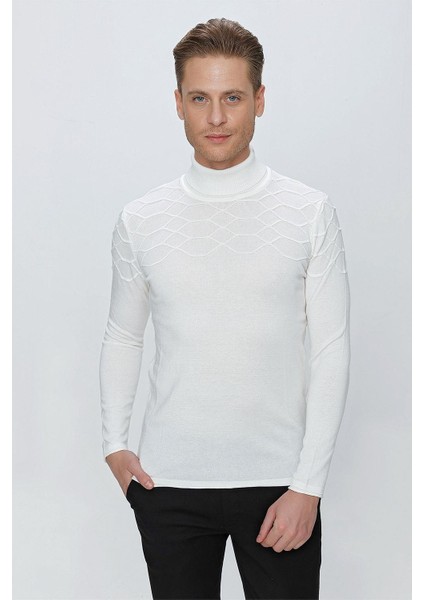 Tr 851 Slim Fit Ekru Klasik Triko fiyatları