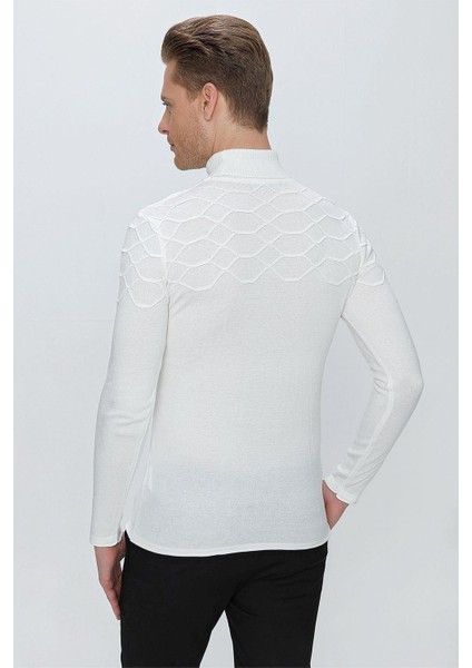 Tr 851 Slim Fit Ekru Klasik Triko indirimleri