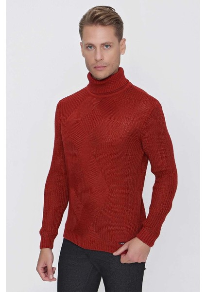 Tr 850 Slim Fit Bordo Klasik Triko