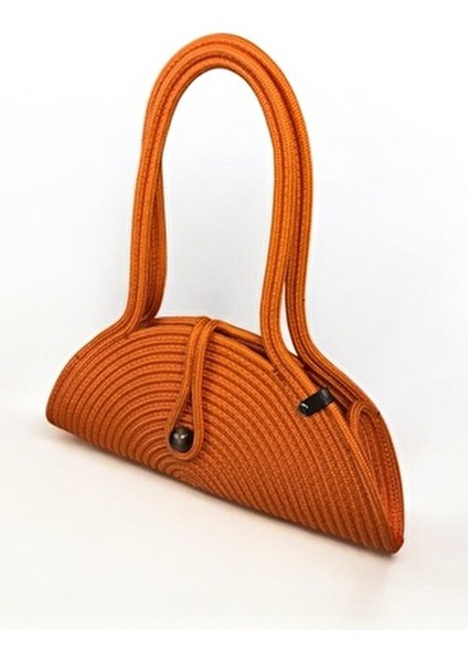 Mia Kadın Hasır Görünümlü Omuz Çantası Doğal Ahşap Boncuk Detaylı Basic Koleksiyon fırsatları