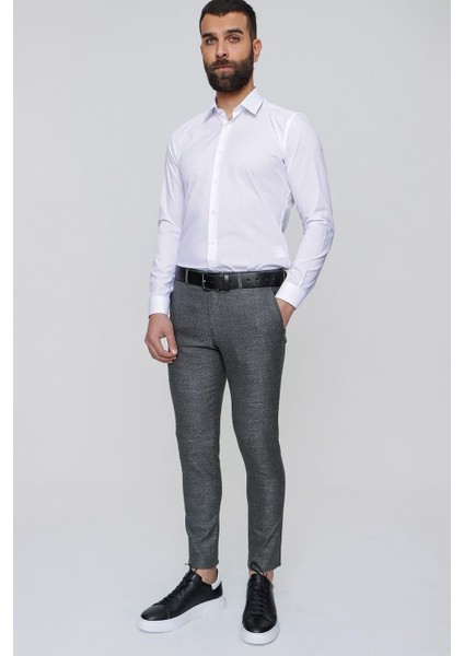 P 1090 Slim Fit Siyah Spor Pantolon