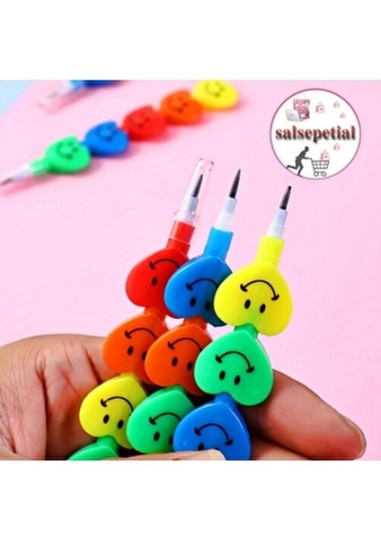 20'li Kalp Emoji Yumurtlayan Kurşun Kalem Hediyelik Oyuncak Doğum Günü Karne Günü Hediyelik 20 Adet fırsatları