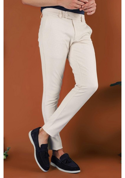 P 1120 Slim Fit Krem Spor Pantolon indirimleri
