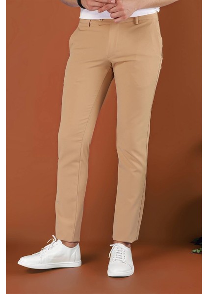 P 1123 Slim Fit Camel Spor Pantolon fiyatları