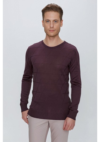 Tr 837 Lila Balıkçı Triko